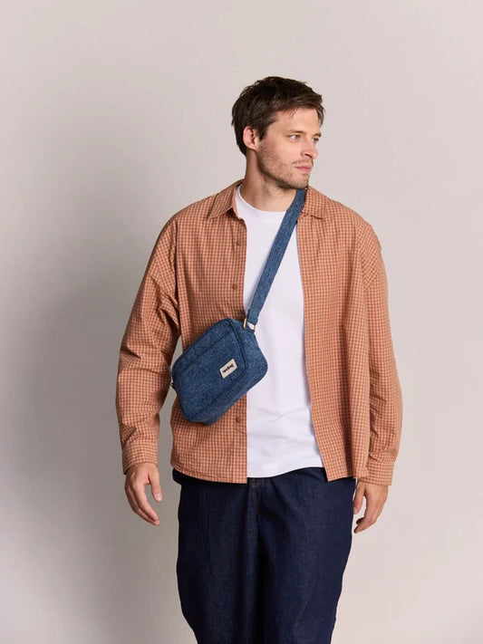 Sac bandoulière Nino - Denim bleu foncé