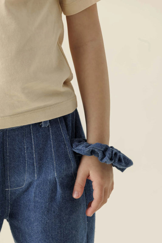 Small chouchou Manjuk - Denim