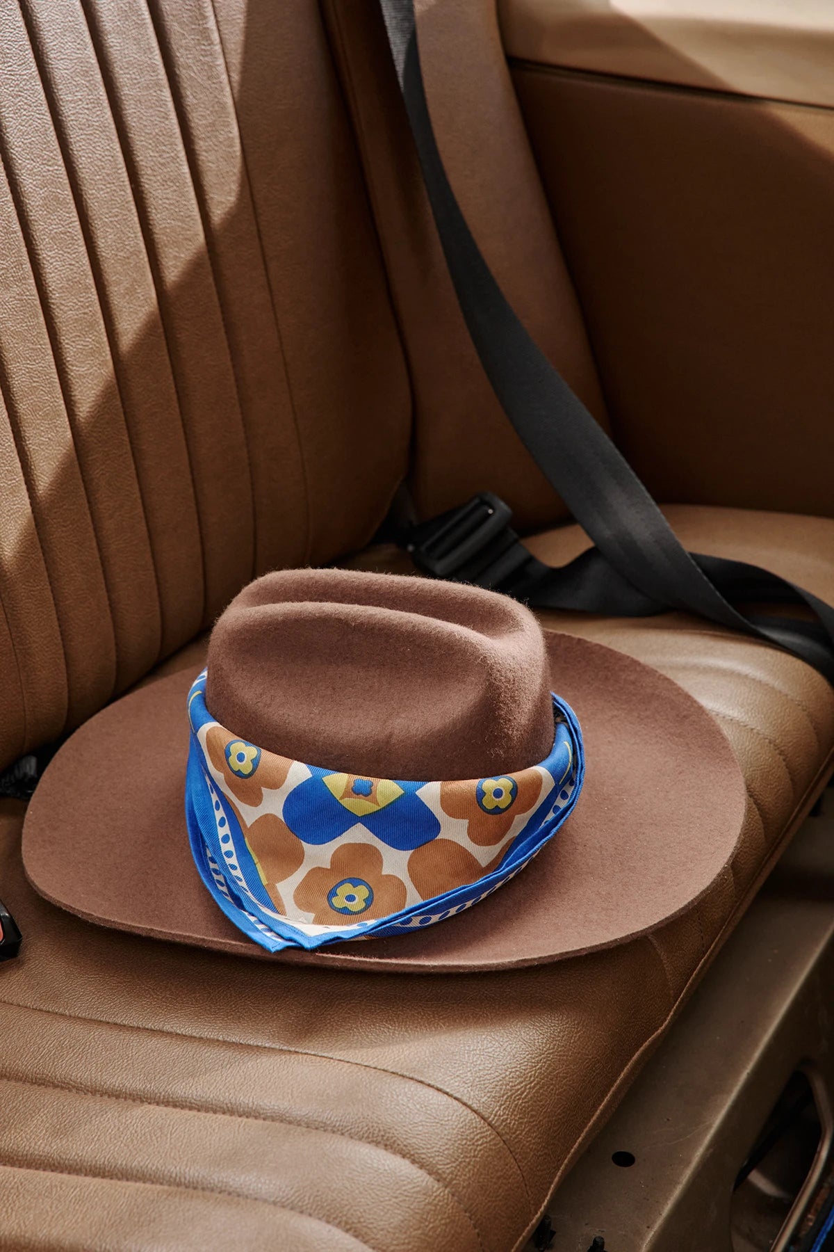 Small foulard Manika - Caleido true blue