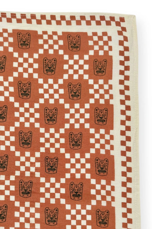 Small foulard Manika - Tigro rust