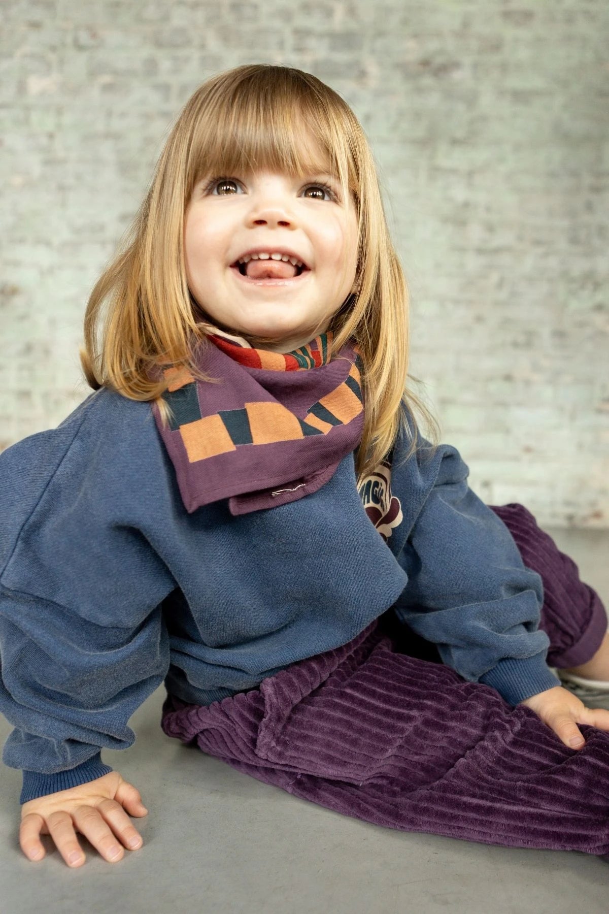 Small foulard Manika Corazon - Mauve