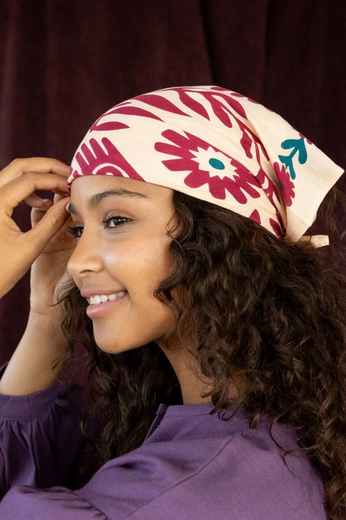 Small foulard Manika Rita - Macadamia