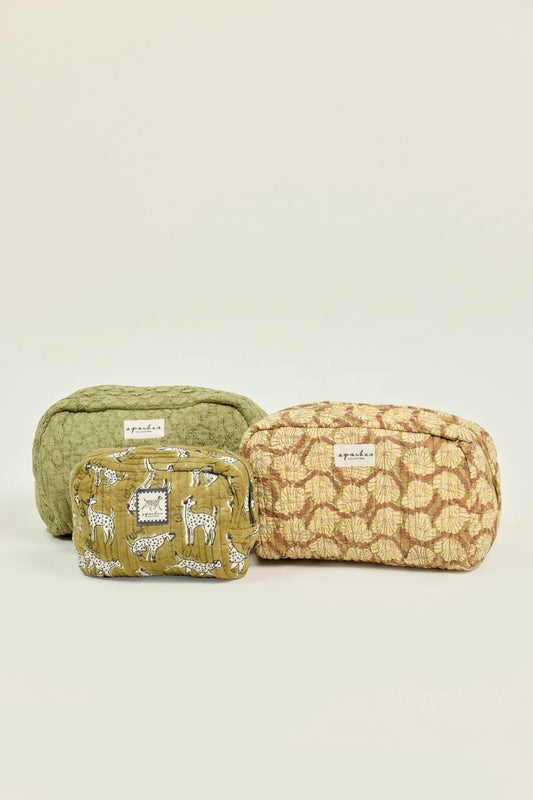 Petite trousse Gaya - Pongo khaki — Apaches collections , Lyon
