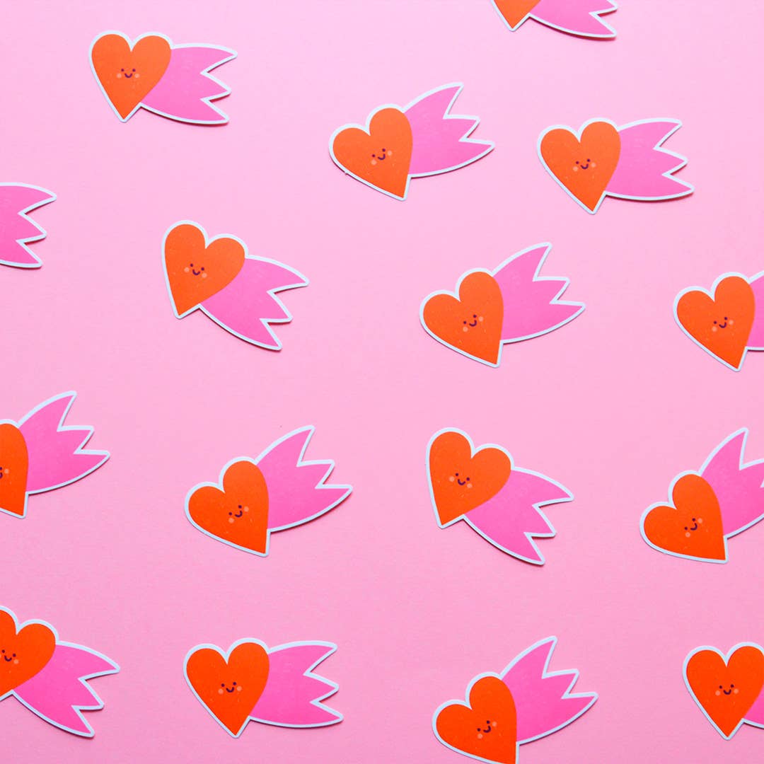 Sticker - Coeur rouge