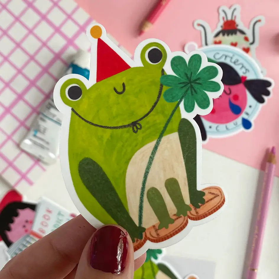 Sticker Grenouille chanceuse
