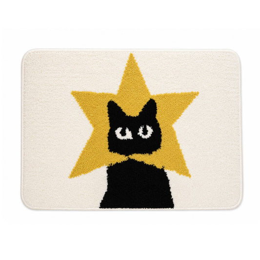 Tapis de bain - Chat superstar