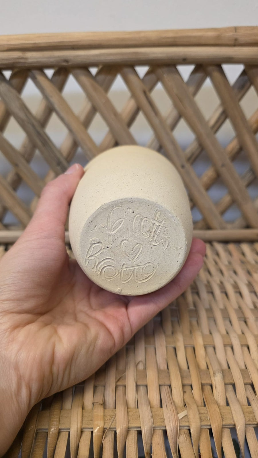 Tasse émaillée et dorure - rêve