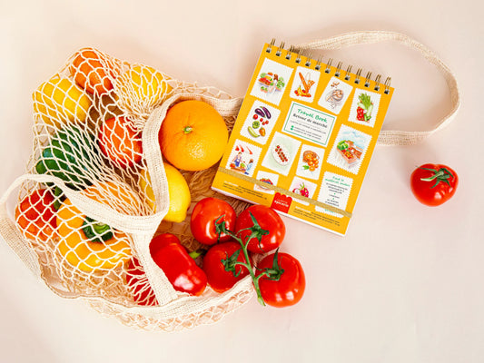 Carnet aquarelle travel book - Retour de marché
