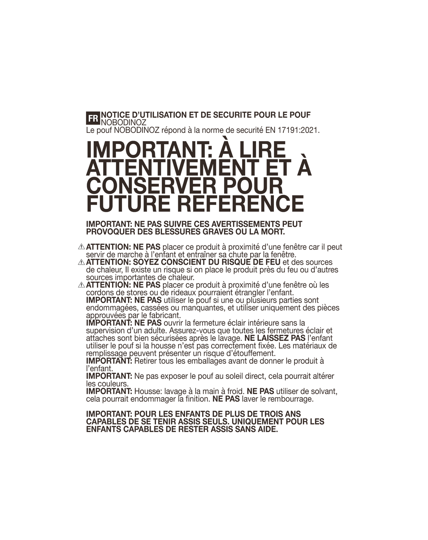 Pouf enfant Vibes - Mustard and sand tiles