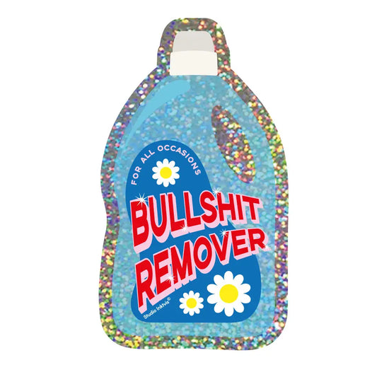 Sticker pailleté Détergent Bullshit remover — Studio Inktvis , Lyon