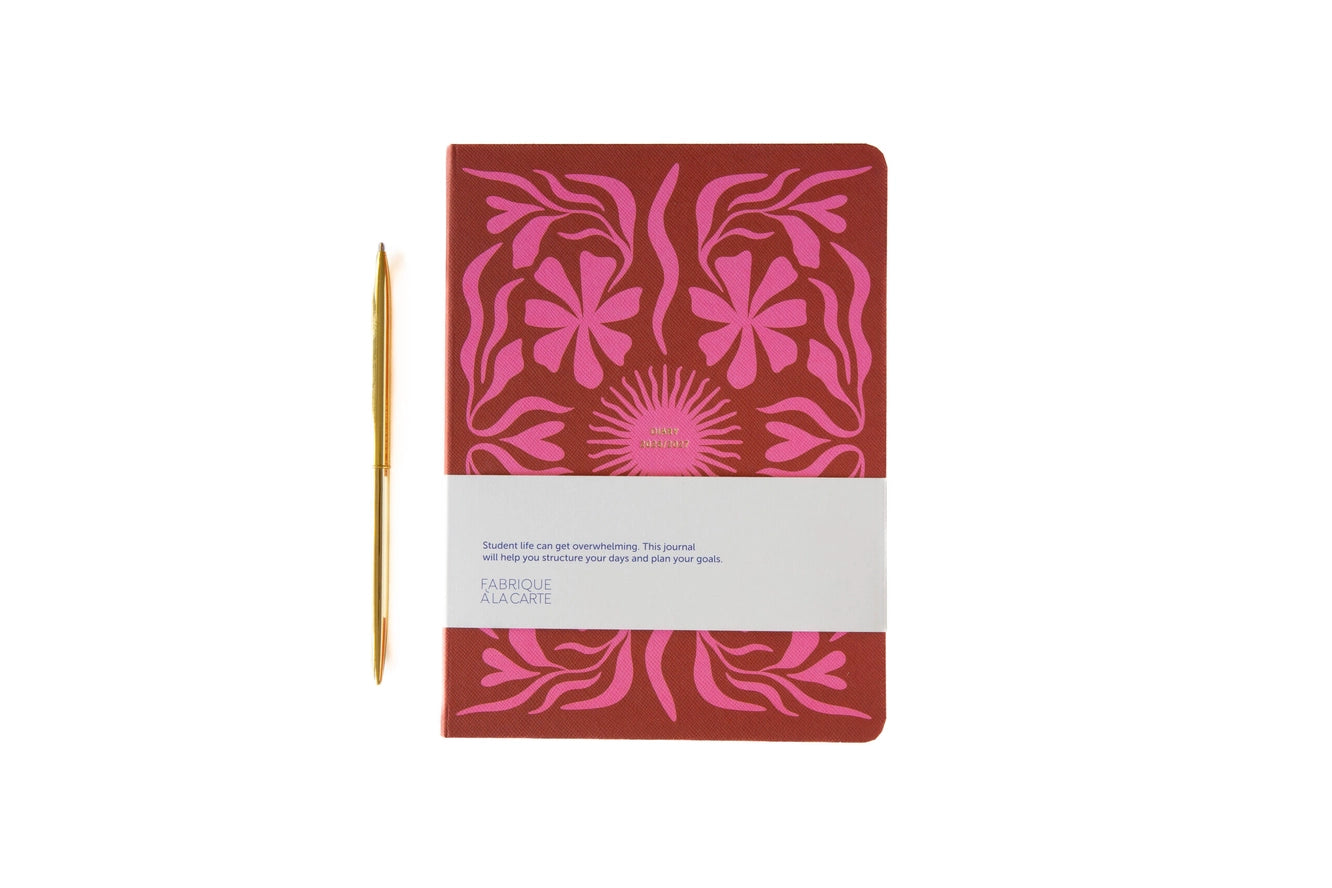 Agenda scolaire 2026/2027 - Sun flow pink