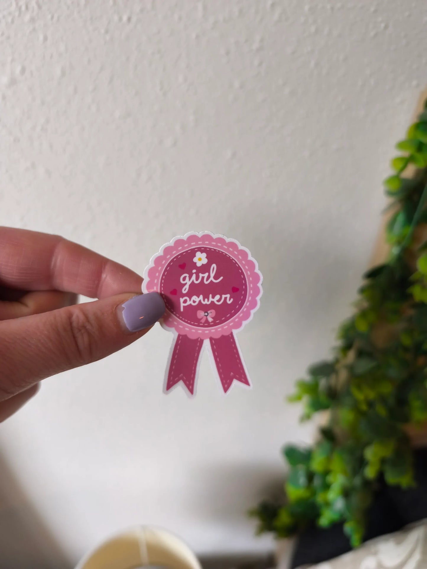 Sticker Badge girl power