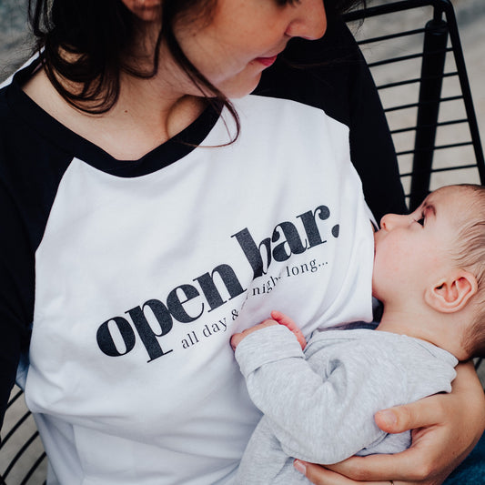 T-shirt d'allaitement Open bar - Taille XL - pressions — Tajinebanane , Lyon