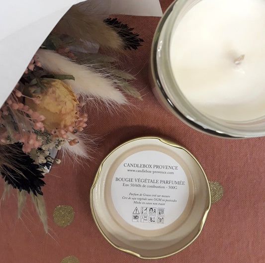 Bougie Retrouvailles au chalet - 500g — Candlebox , Lyon