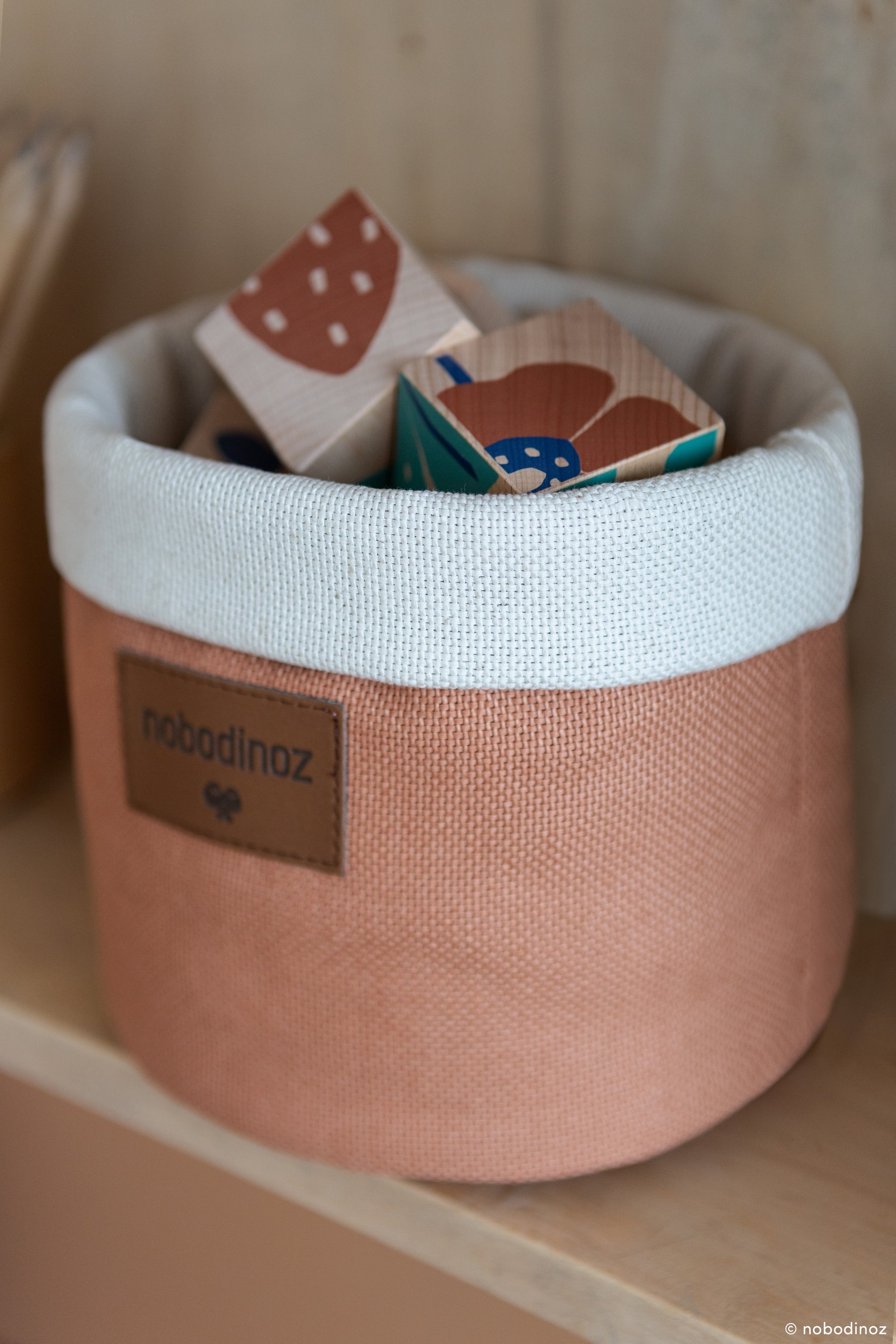 Panier en tissu Tango Medium - Sienna brown