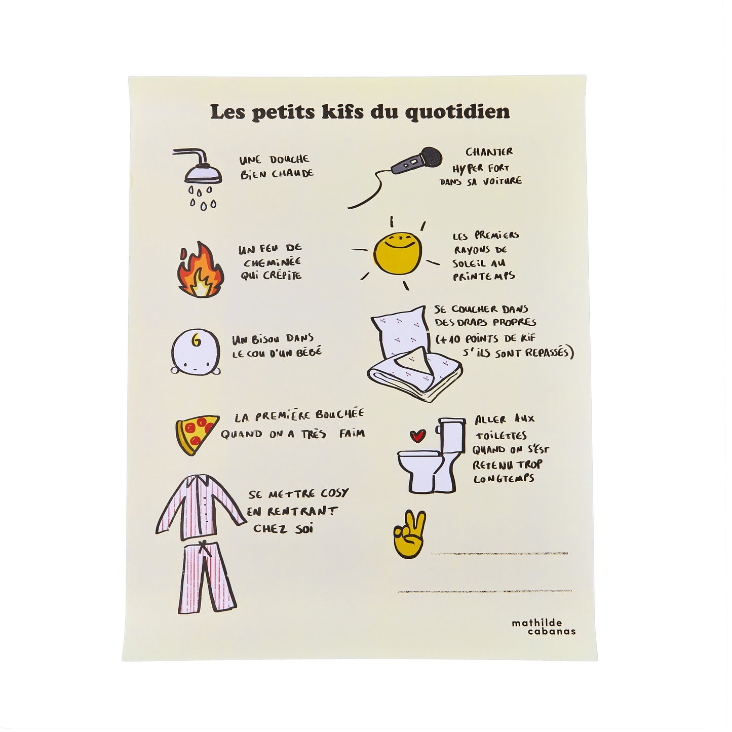 Poster Les petits kifs