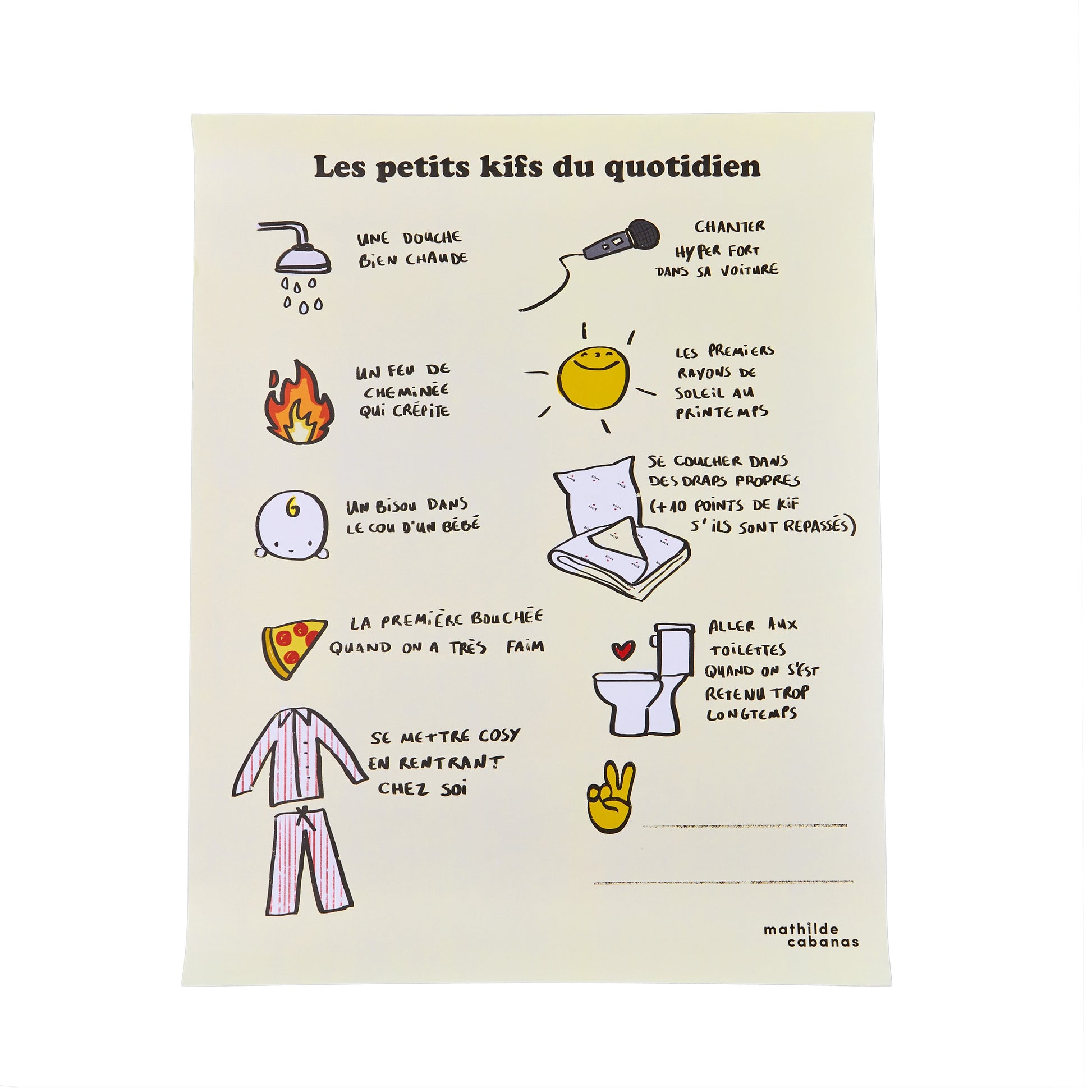Poster Les petits kifs