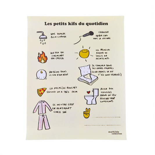 Poster Les petits kifs