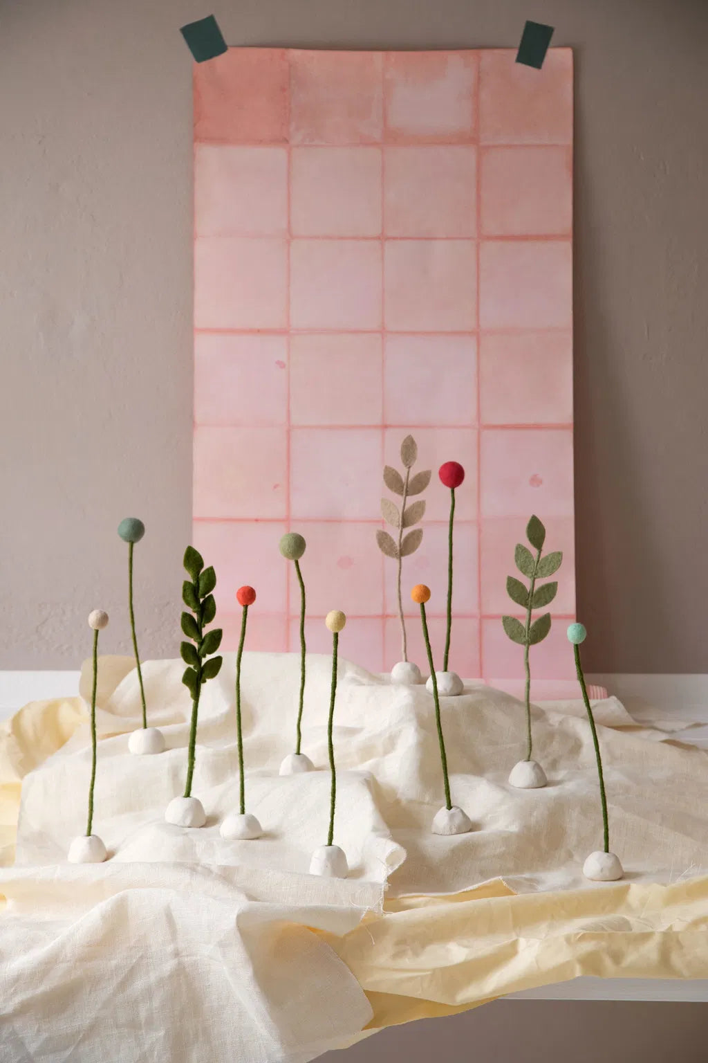 Fleur pêche - 2 cm — En Gry & Sif , Lyon
