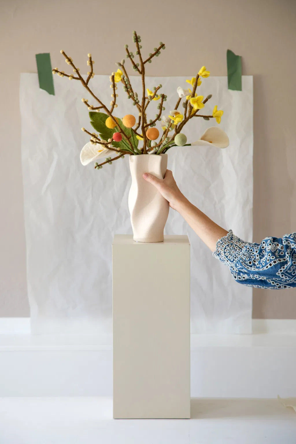 Fleur pêche - 2 cm — En Gry & Sif , Lyon
