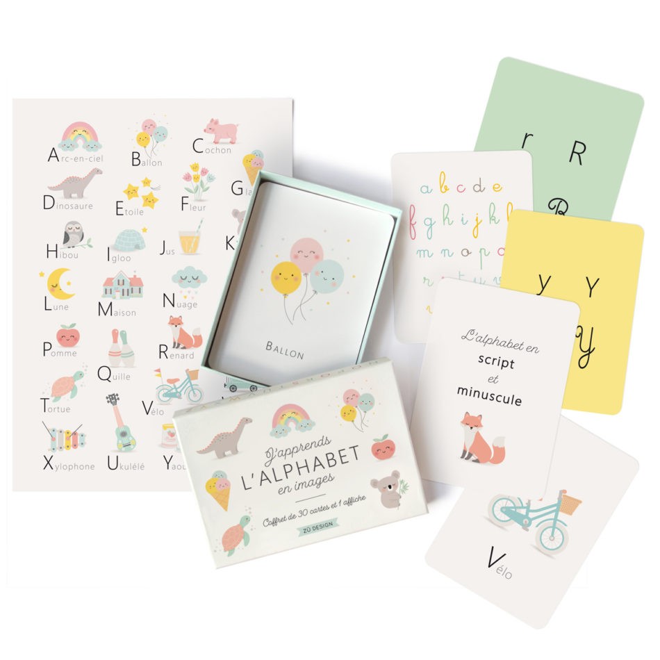 Coffret J'apprends l'alphabet en images