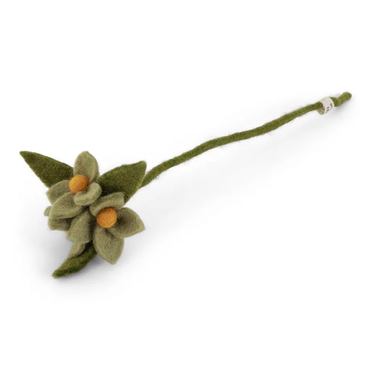 Branche de fleurs vert menthe — En Gry & Sif , Lyon