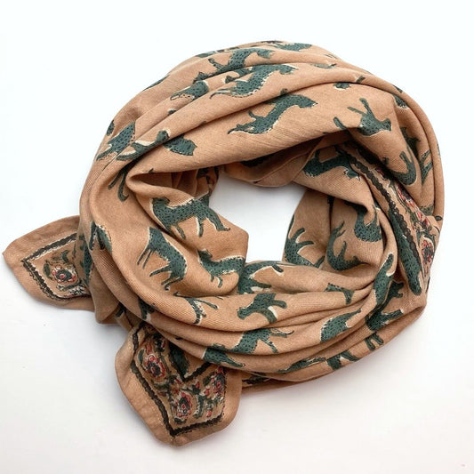 Big foulard Bengale - cappuccino