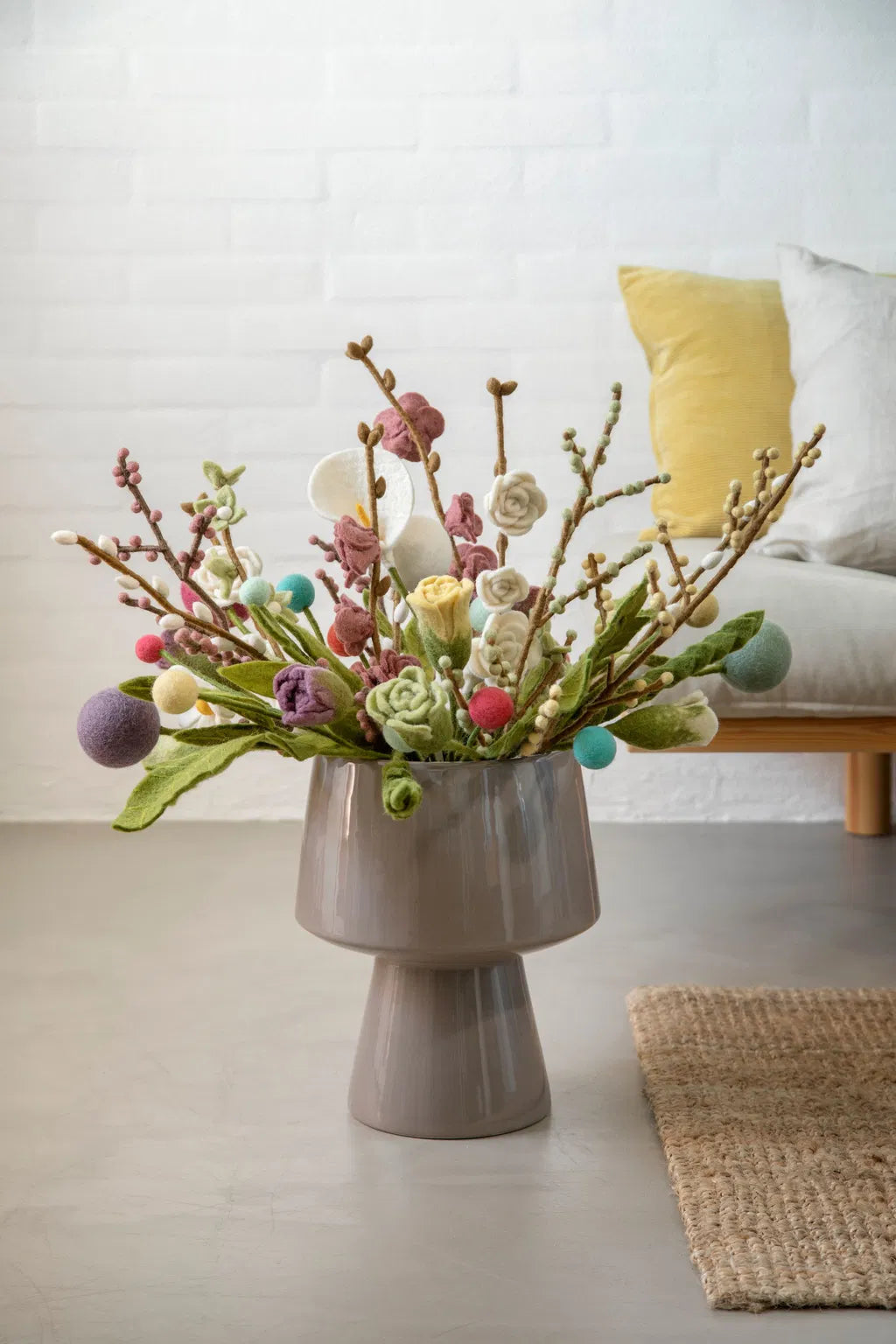 Fleur jaune clair - 3 cm — En Gry & Sif , Lyon