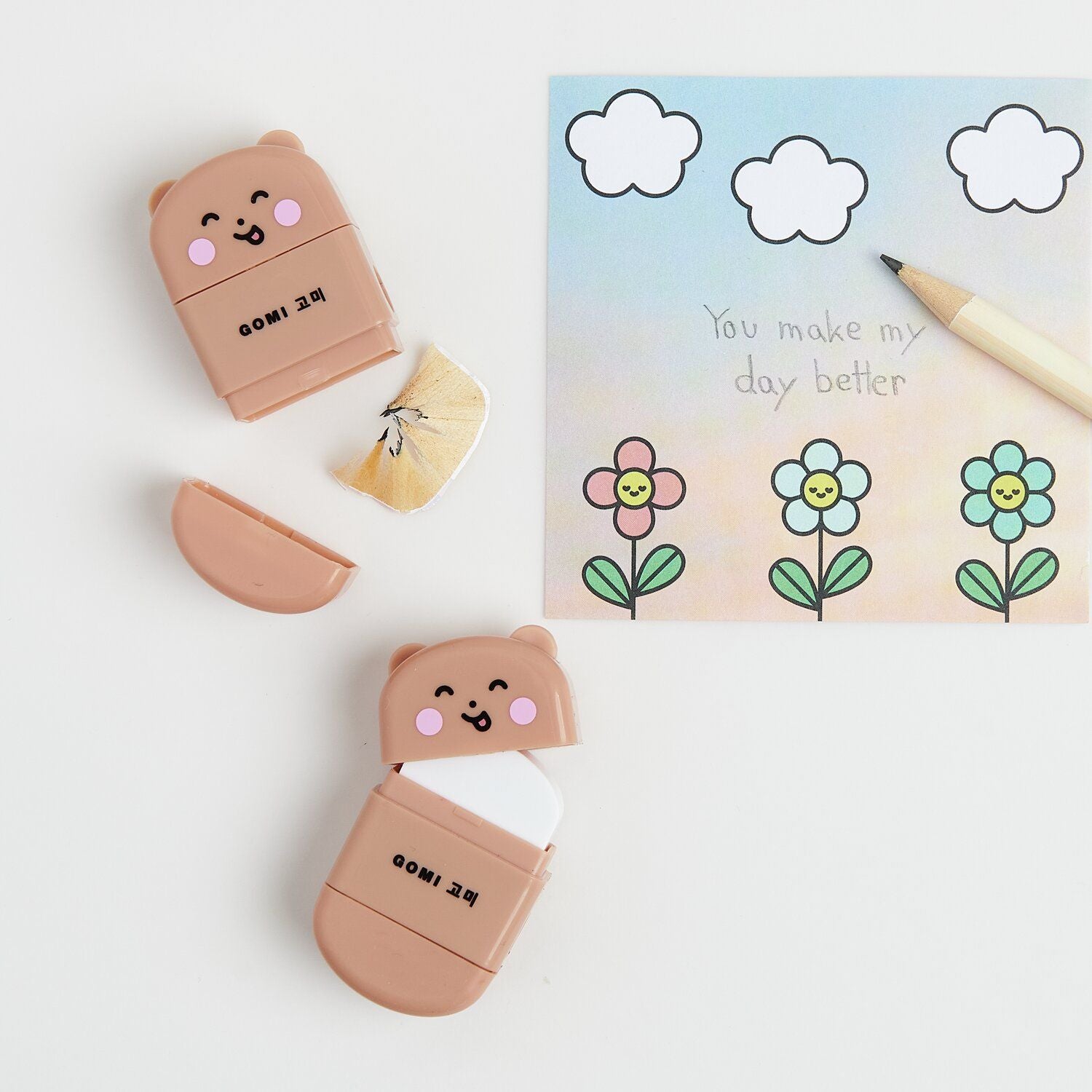 Gomme avec taille-crayon - Ourson — Rico design , Lyon