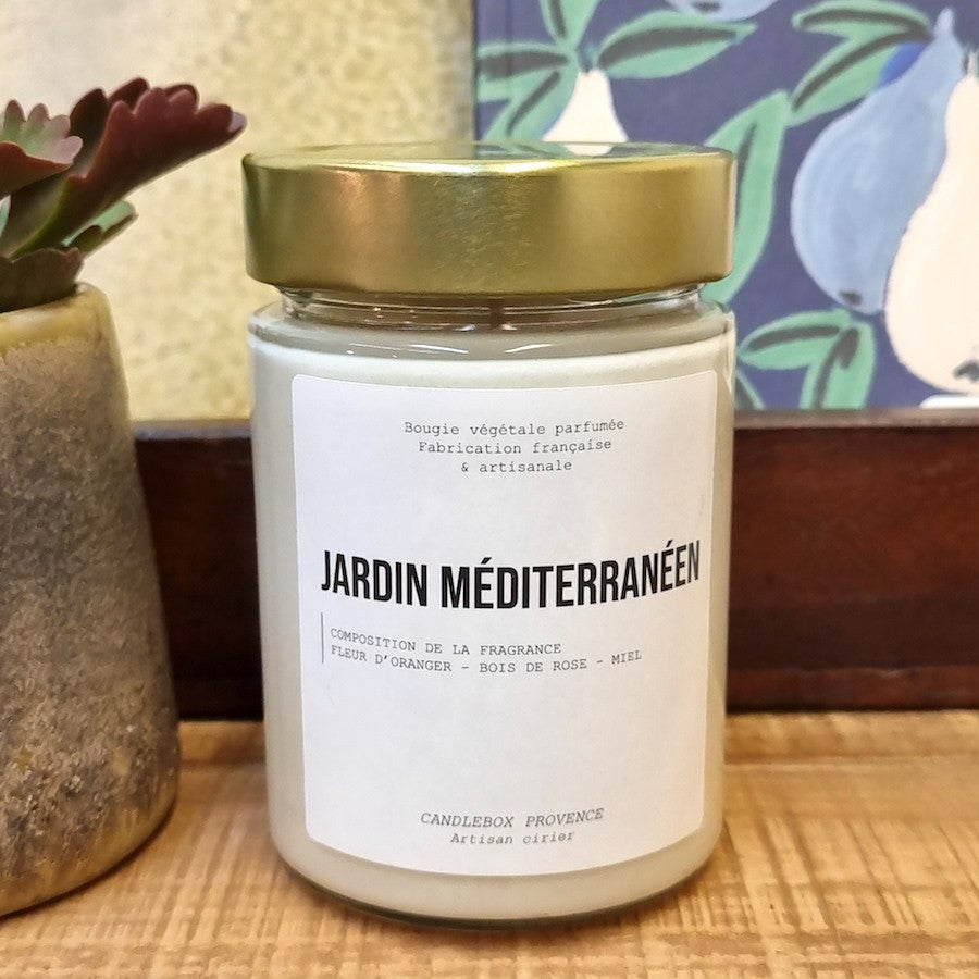 Bougie Jardin méditerranéen - 500 g — Candlebox , Lyon