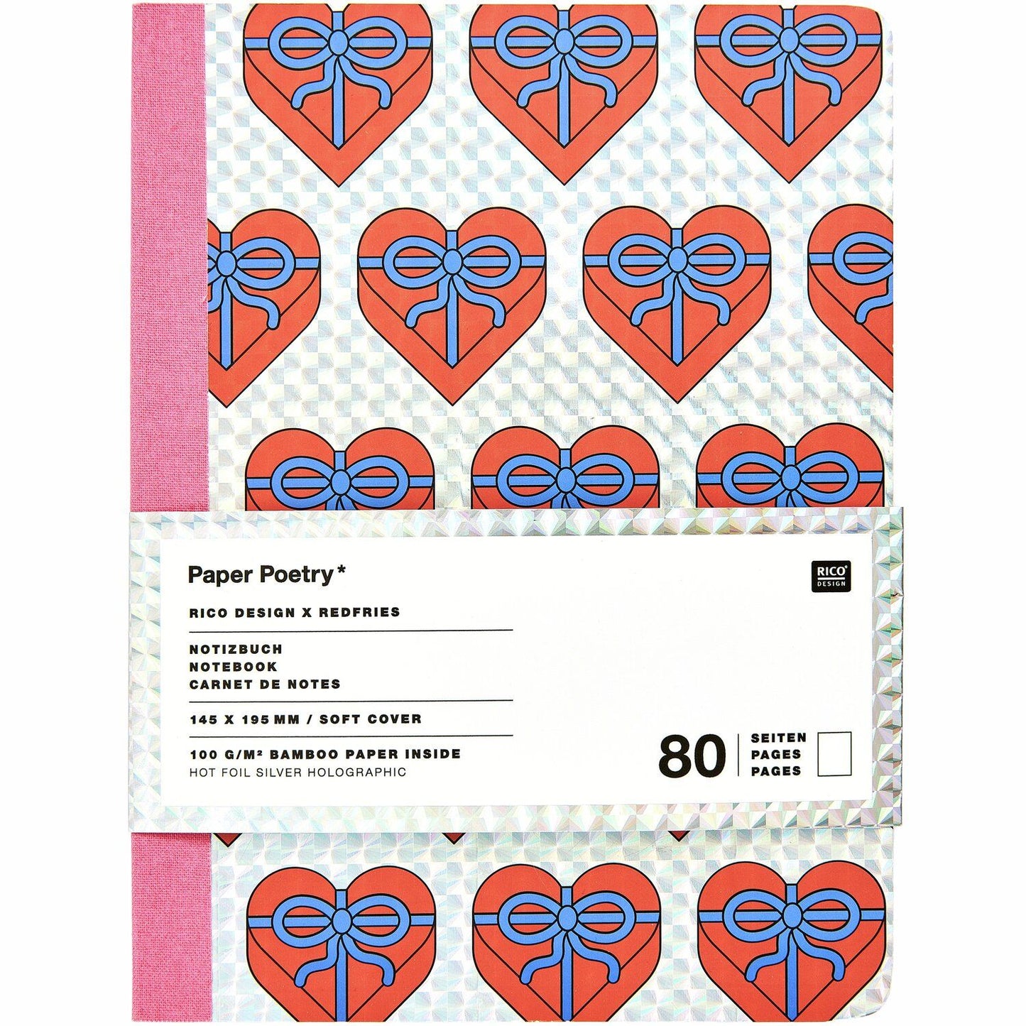 Carnet de notes Eye candy - Hearts — Rico design , Lyon