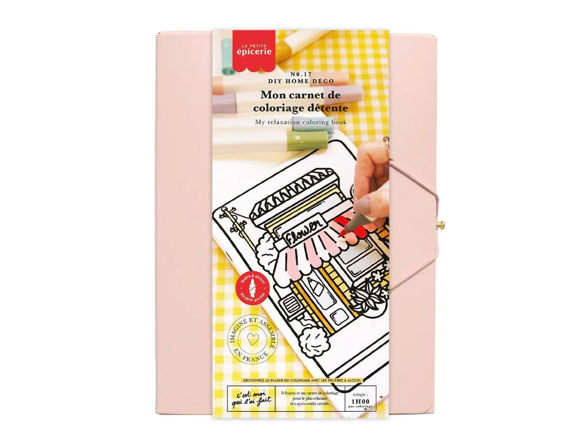 Kit DIY - Mon carnet de coloriage détente