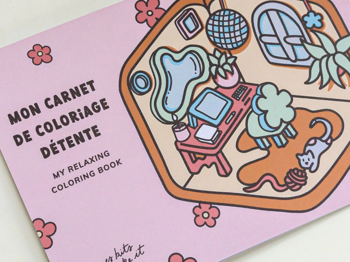 Kit DIY - Mon carnet de coloriage détente