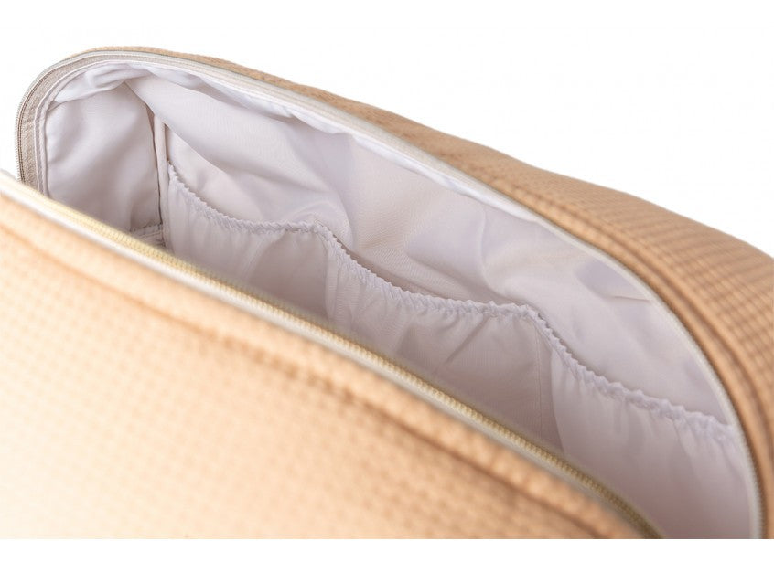 Sac à langer nid d'abeille Nude