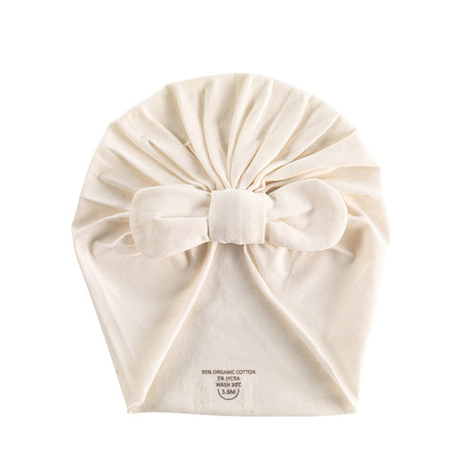 Knot beanie Whipped cream 6/12 mois