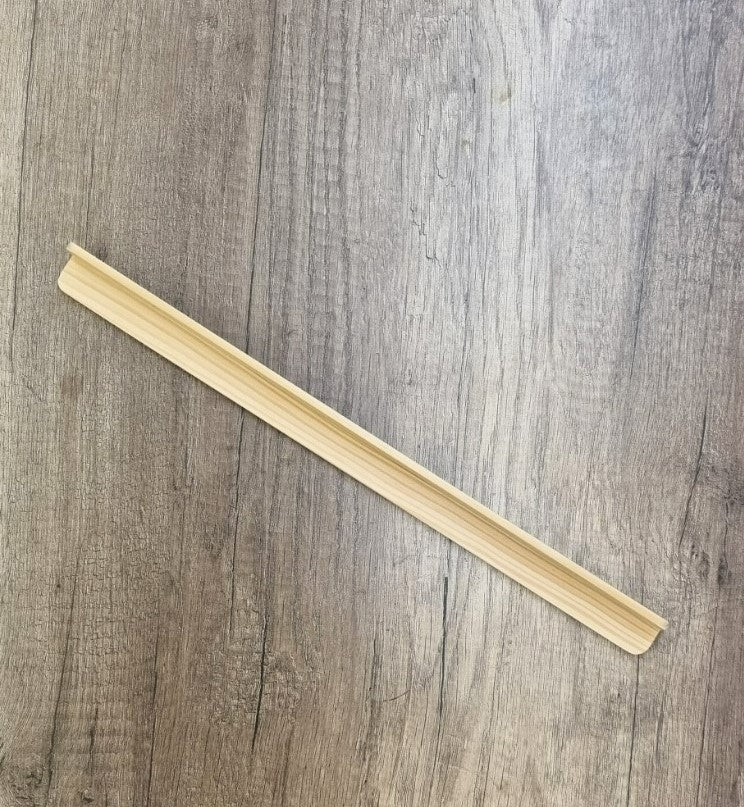 Grand présentoir en bois naturel