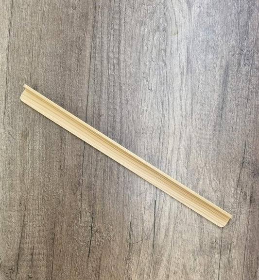 Grand présentoir en bois naturel