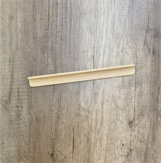 Présentoir en bois naturel