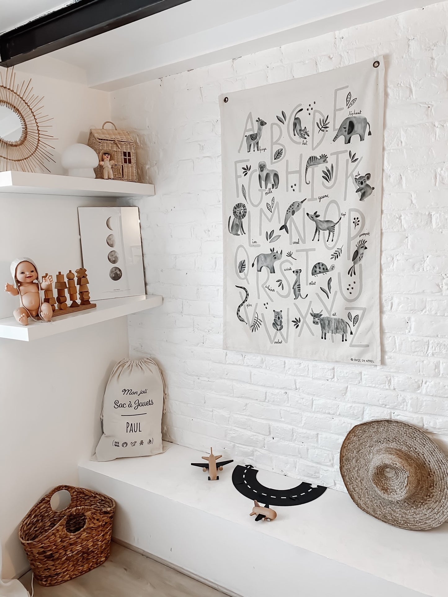 Abécédaire sur canvas