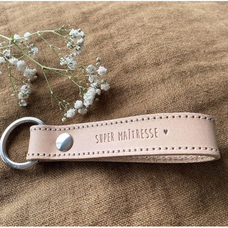 Porte-clé naturel Maîtresse