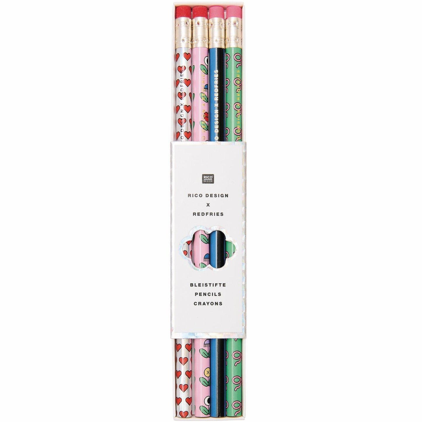 Set de 4 crayons - Eye candy — Rico design , Lyon