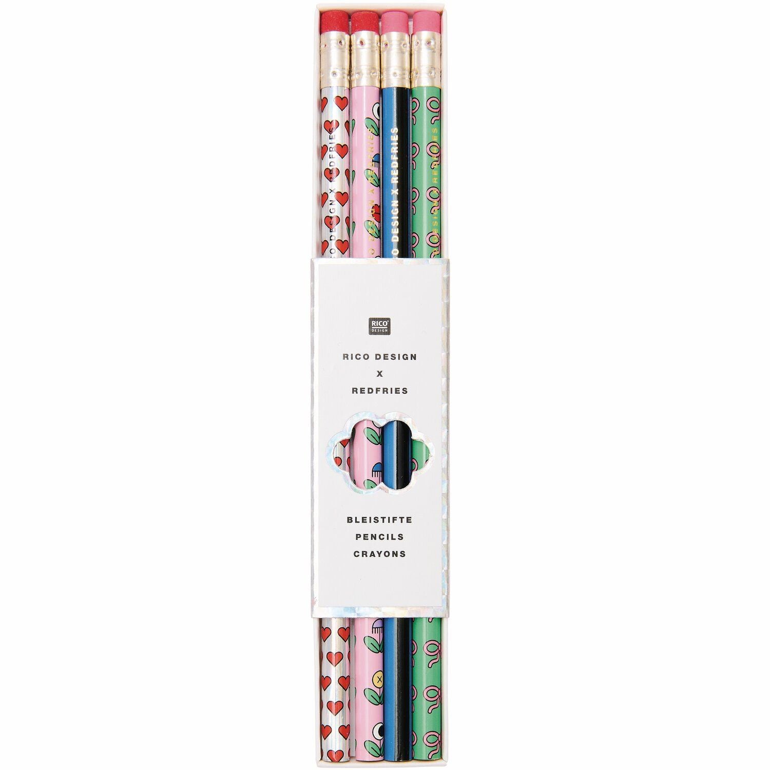 Set de 4 crayons - Eye candy — Rico design , Lyon