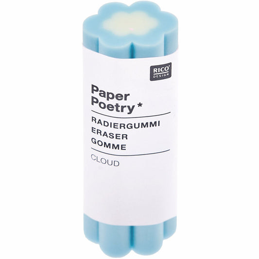 Gomme nuage Eye candy - bleu