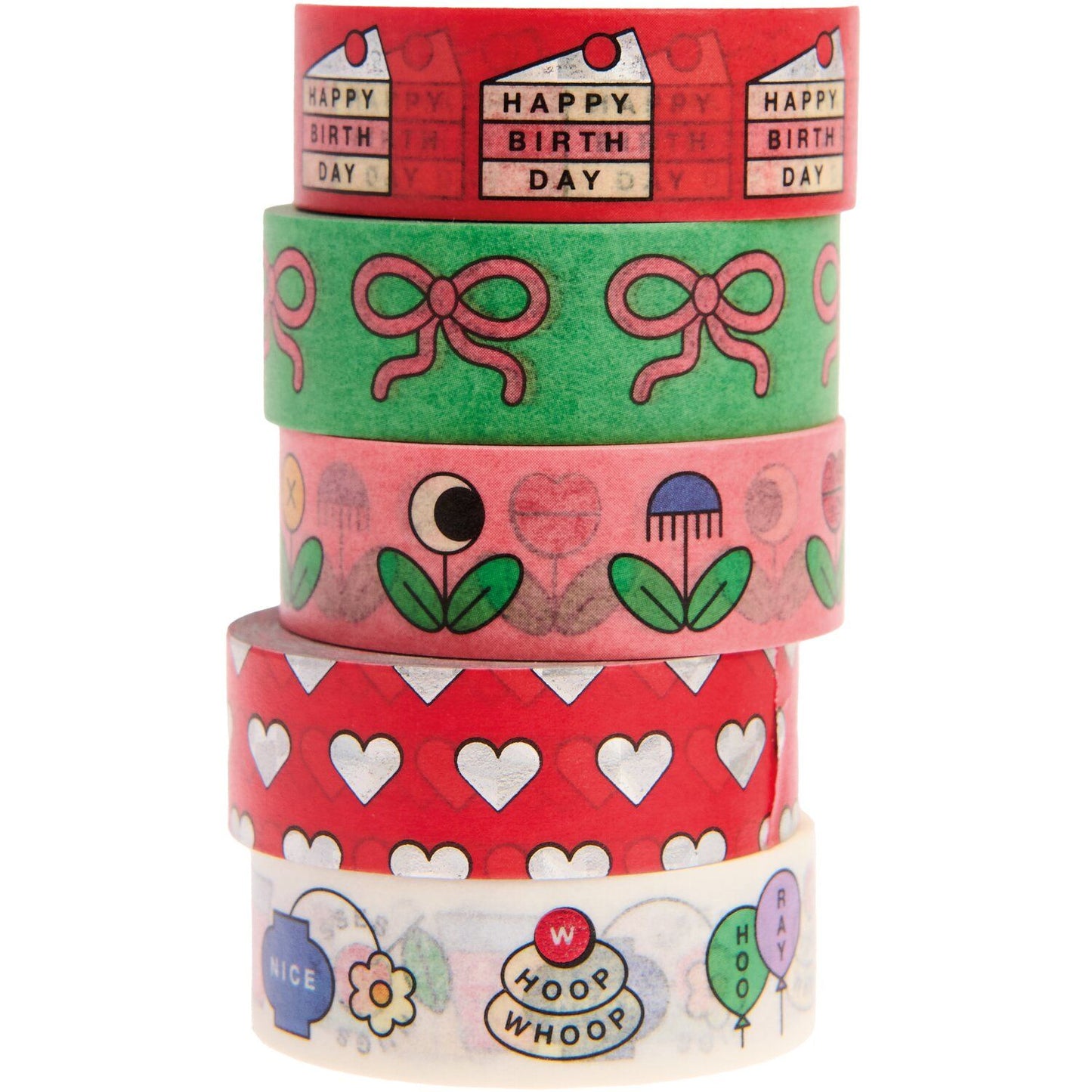 Set de 5 masking tape - Happy birthday — Rico design , Lyon