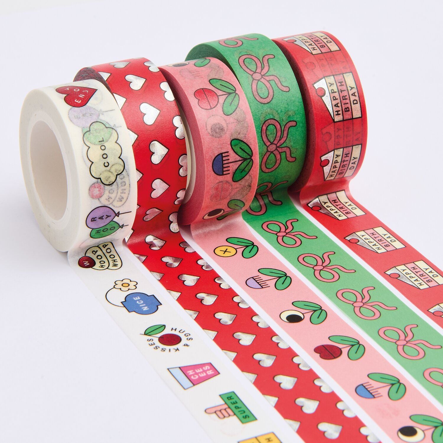 Set de 5 masking tape - Happy birthday — Rico design , Lyon