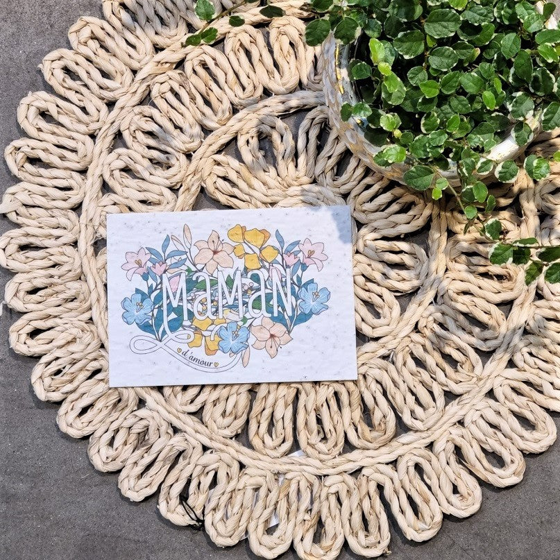 Carte à planter maman d'amour — Créabisontine , Lyon