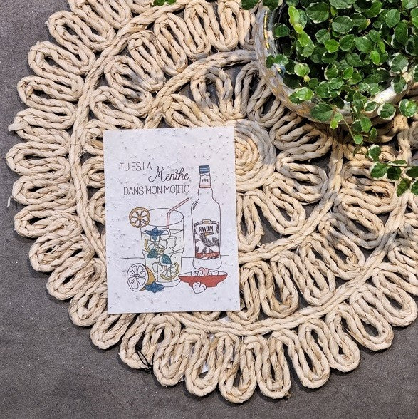 Carte à planter Mojito — Créabisontine , Lyon