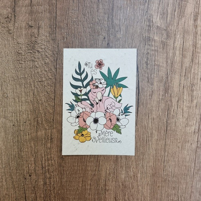 Carte à planter Mère veilleuse — Créabisontine , Lyon