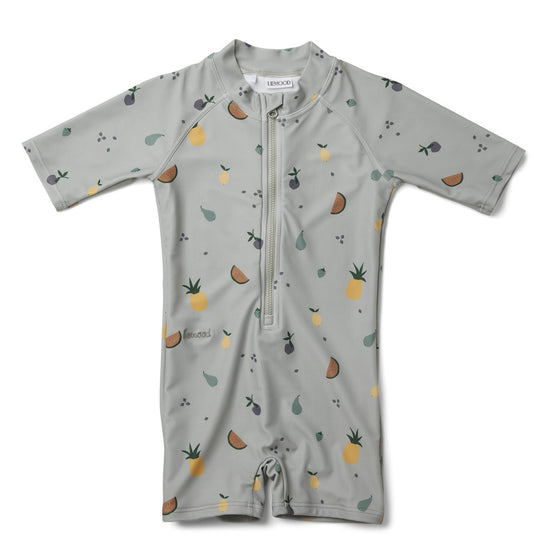 Combi de bain Fruit dove blue - 1/3 mois