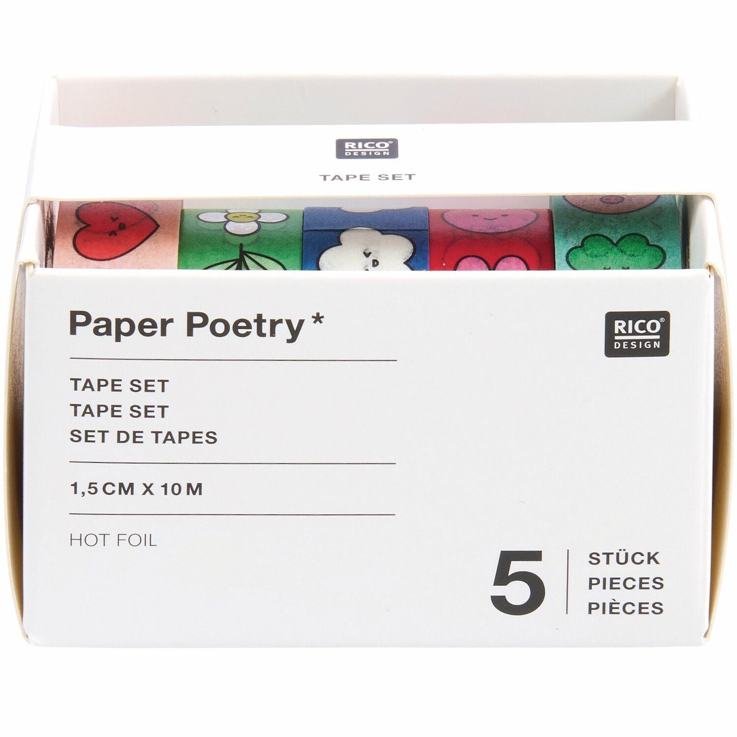 Set de 5 masking tape - Chingu — Rico design , Lyon